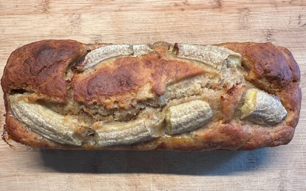 Pan de plátano receta saludable