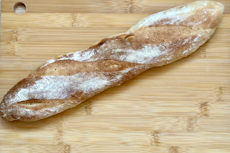 Barras de pan sin amasar paso a paso - Baguette (VIDEO)
