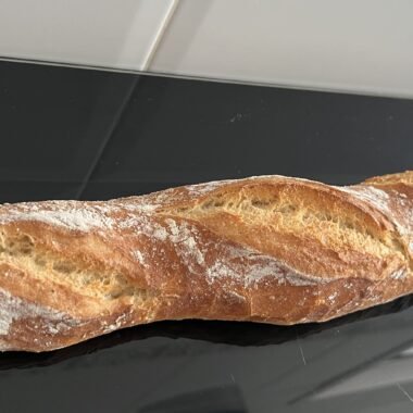 Crunchy french baguette