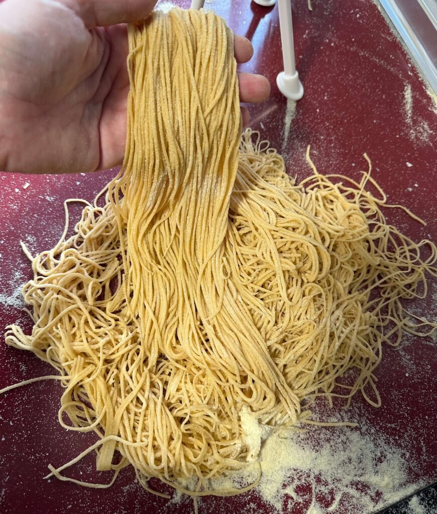 Espaguetis hechos en casa
