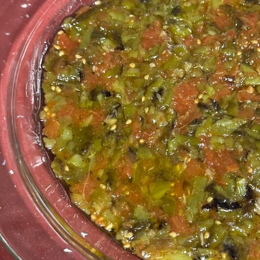Hmiss, Algerian Roasted Pepper Salad