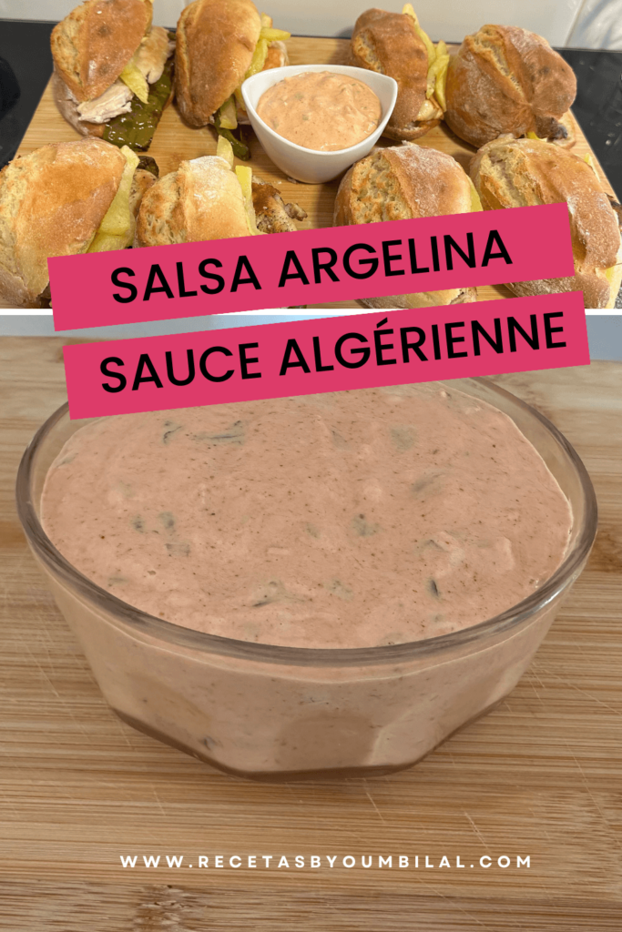 sauce algérienne pinterest