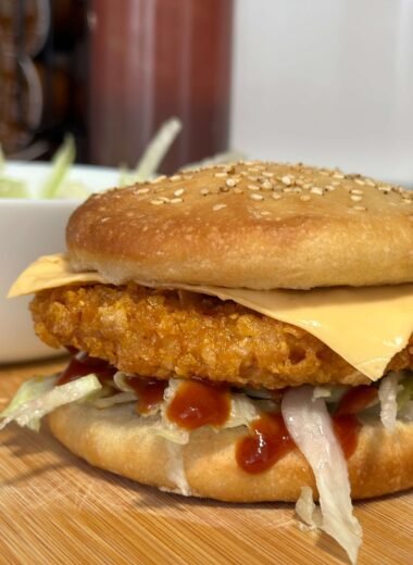 chicken burger casero