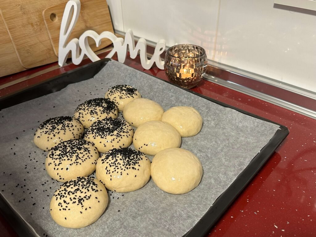 dough with black cumin