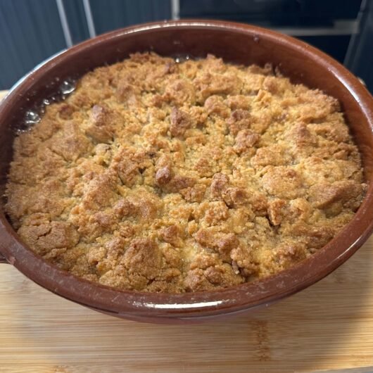 Apple Crumble: The Best Dessert (Dairy Free)