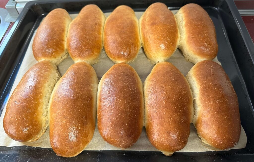 homemade hotdog buns