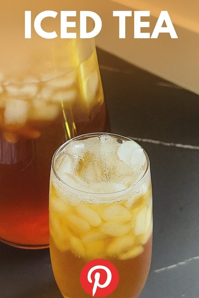 homemade iced tea Pinterest
