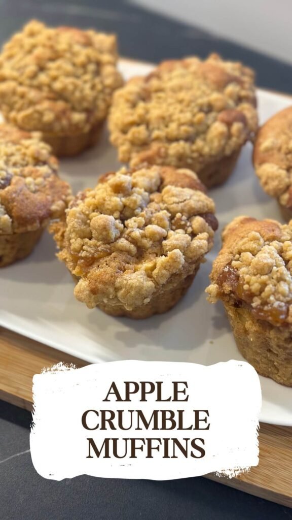 Apple crumble muffins imagen pinterest