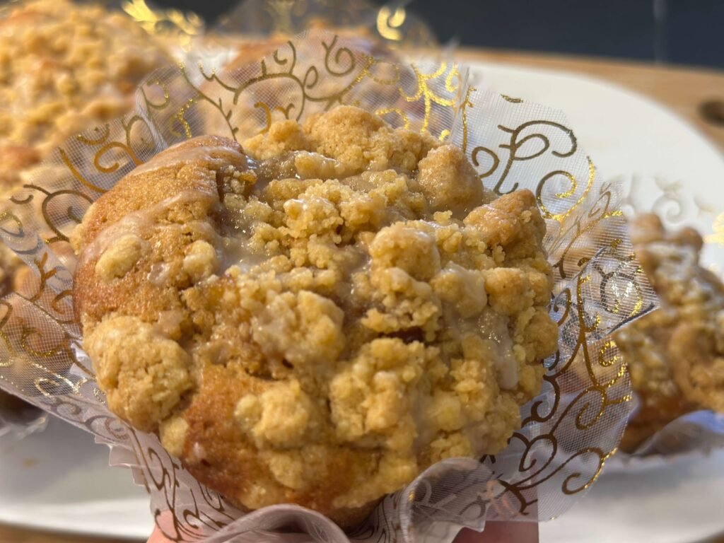 muffin con crujiente